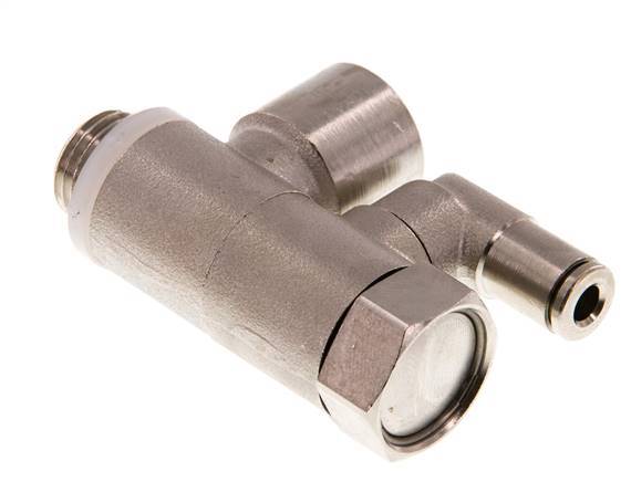 Pilot Operated Check Valve 4mm & G1/4'' Male Elbow Brass 0.5-10bar (7-145psi)