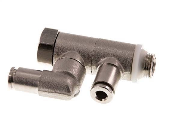Pilot Operated Check Valve 4mm & G1/8'' Male Elbow Brass 0.5-10bar (7-145psi)