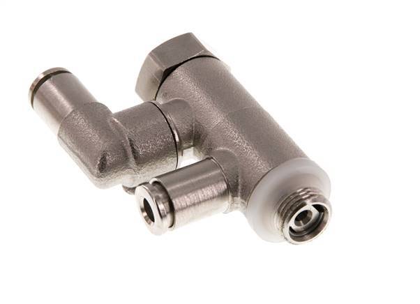 Pilot Operated Check Valve 4mm & G1/8'' Male Elbow Brass 0.5-10bar (7-145psi)