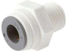 4mm x 1/8'' NPT Push-in Fitting with Male Threads POM EPDM [10 Pieces]