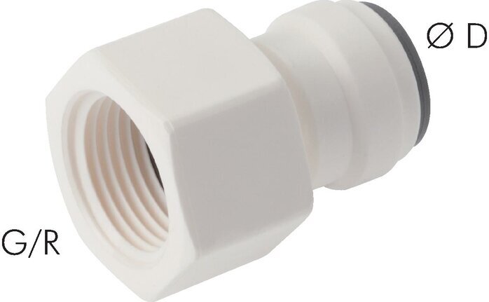 1/4'' x G1/2'' Push-in Fitting with Female Threads POM EPDM [5 Pieces]