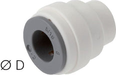 3/16'' Cap POM EPDM FDA [10 Pieces]