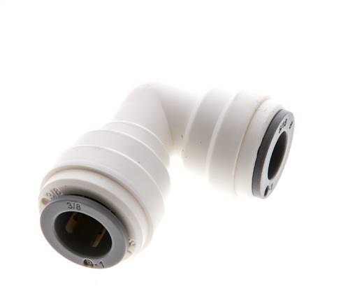 5/16'' x 3/8'' 90deg Elbow Push-in Fitting POM EPDM [2 Pieces]