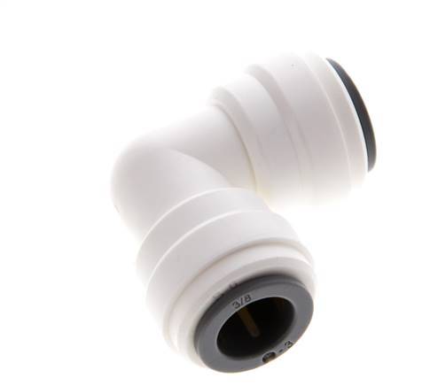 3/8'' 90deg Elbow Push-in Fitting POM EPDM [2 Pieces]