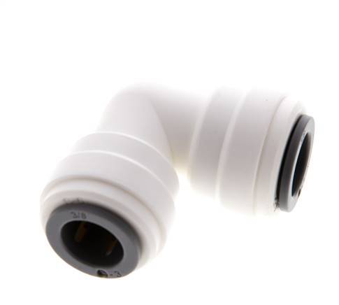3/8'' 90deg Elbow Push-in Fitting POM EPDM [2 Pieces]