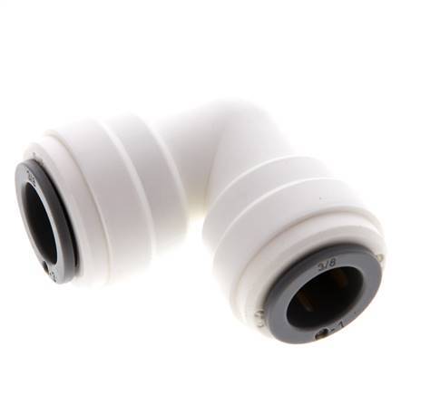 3/8'' 90deg Elbow Push-in Fitting POM EPDM [2 Pieces]