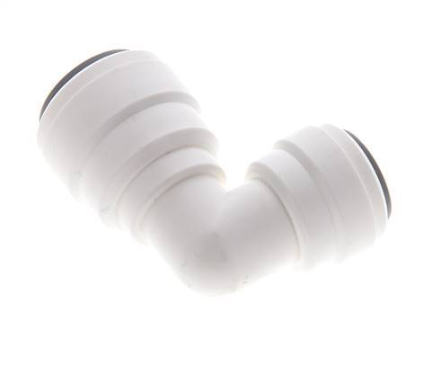 3/8'' x 1/2'' 90deg Elbow Push-in Fitting POM EPDM [2 Pieces]
