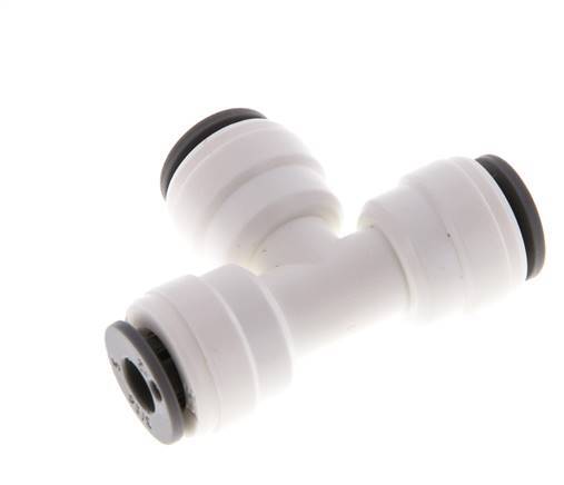 3/16'' Tee Push-in Fitting POM EPDM FDA [2 Pieces]
