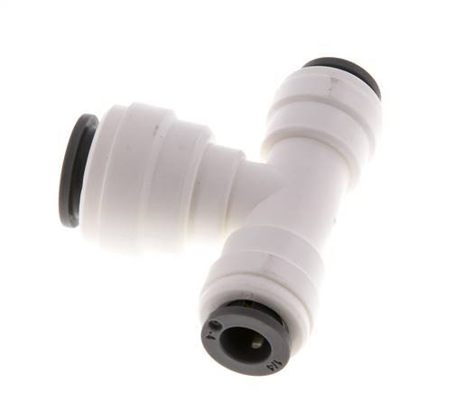 1/4'' x 3/8'' Tee Push-in Fitting POM EPDM FDA [2 Pieces]