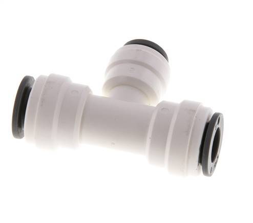 5/16'' x 1/4'' Tee Push-in Fitting POM EPDM FDA [2 Pieces]