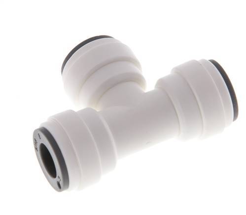 5/16'' Tee Push-in Fitting POM EPDM FDA [2 Pieces]