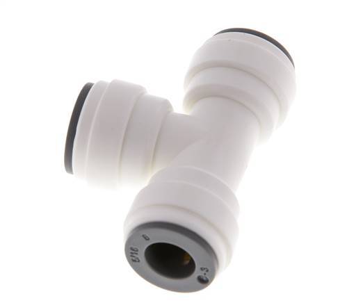 5/16'' Tee Push-in Fitting POM EPDM FDA [2 Pieces]