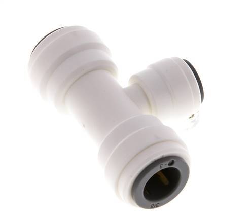 3/8'' x 1/4'' Tee Push-in Fitting POM EPDM FDA [2 Pieces]