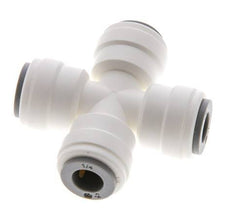 1/4'' Cross Push-in Fitting POM EPDM FDA [2 Pieces]