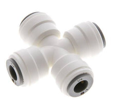 1/4'' Cross Push-in Fitting POM EPDM FDA [2 Pieces]
