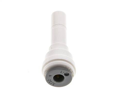 5/32'' x 1/4'' Push-in Fitting with Plug-in POM EPDM [10 Pieces]
