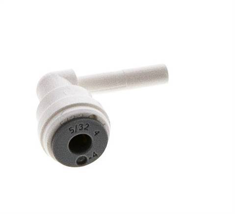 5/32'' x 5/32'' 90deg Elbow Push-in Fitting with Plug-in POM EPDM [10 Pieces]