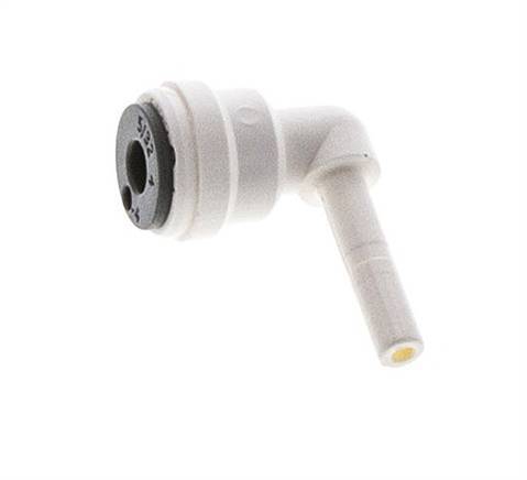 5/32'' x 5/32'' 90deg Elbow Push-in Fitting with Plug-in POM EPDM [10 Pieces]
