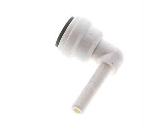 5/32'' x 5/32'' 90deg Elbow Push-in Fitting with Plug-in POM EPDM [10 Pieces]