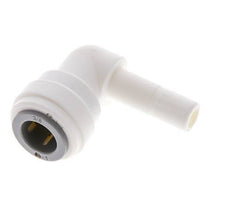 3/8'' x 5/16'' 90deg Elbow Push-in Fitting with Plug-in POM EPDM [5 Pieces]