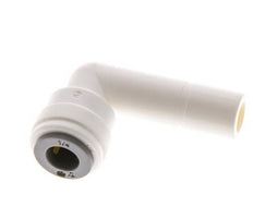1/4'' x 3/8'' 90deg Elbow Push-in Fitting with Plug-in POM EPDM [10 Pieces]
