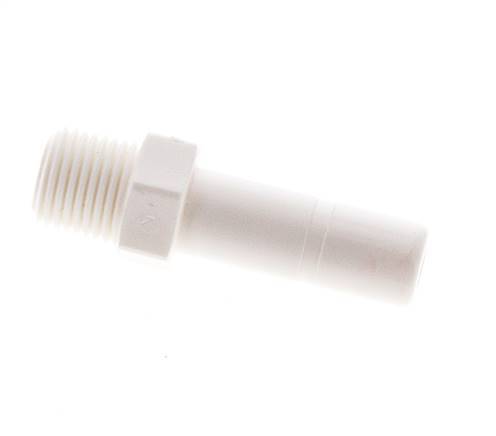 1/4'' x 1/8'' NPT Plug-in Fitting with Male Threads POM EPDM [10 Pieces]