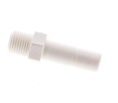 1/4'' x 1/8'' NPT Plug-in Fitting with Male Threads POM EPDM [10 Pieces]
