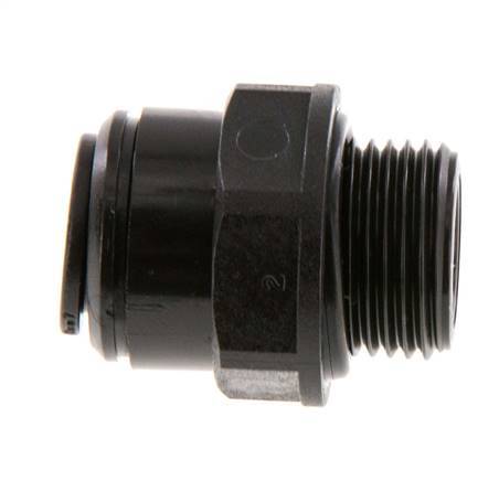 10mm x G3/8'' Push-in Fitting with Male Threads POM NBR [2 Pieces]