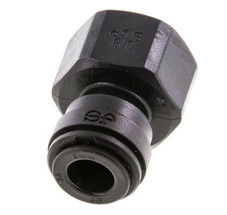 8mm x G3/8'' Push-in Fitting with Female Threads POM NBR [2 Pieces]
