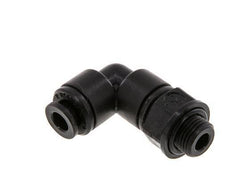 5mm x G1/8'' 90deg Elbow Push-in Fitting with Male Threads POM NBR Rotatable [2 Pieces]