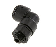 8mm x G1/8'' 90deg Elbow Push-in Fitting with Male Threads POM NBR Rotatable [2 Pieces]