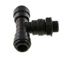 12mm x G3/8'' Inline Tee Push-in Fitting with Male Threads POM NBR FDA Rotatable