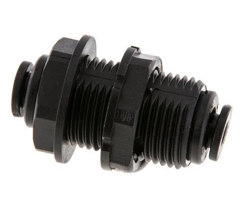 4mm Push-in Fitting POM NBR Bulkhead [2 Pieces]