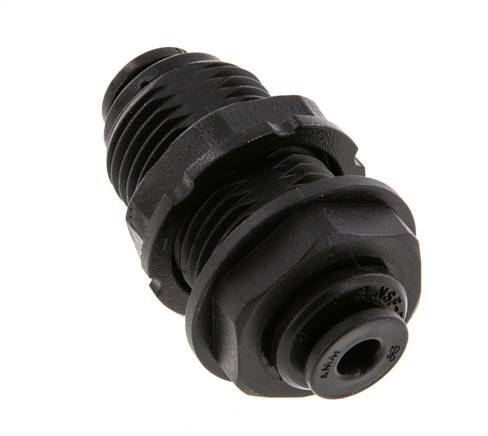 4mm Push-in Fitting POM NBR Bulkhead [2 Pieces]