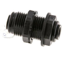 6mm Push-in Fitting POM NBR Bulkhead [2 Pieces]