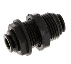 8mm Push-in Fitting POM NBR Bulkhead [2 Pieces]