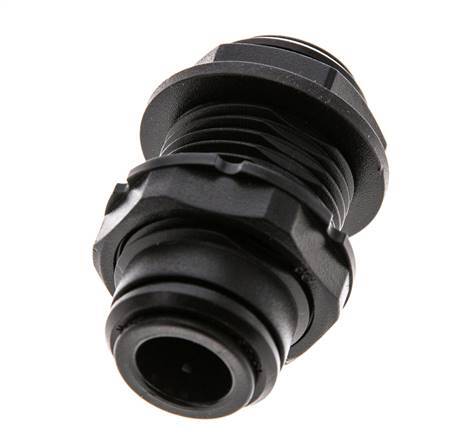 10mm Push-in Fitting POM NBR Bulkhead