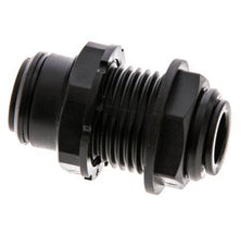 10mm Push-in Fitting POM NBR Bulkhead