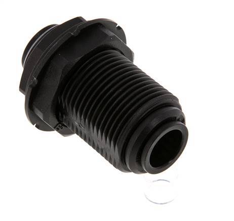 12mm Push-in Fitting POM NBR Bulkhead