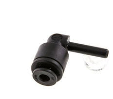 4mm x 4mm 90deg Elbow Push-in Fitting with Plug-in POM NBR [2 Pieces]