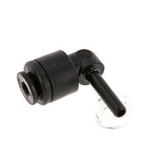 4mm x 4mm 90deg Elbow Push-in Fitting with Plug-in POM NBR [2 Pieces]