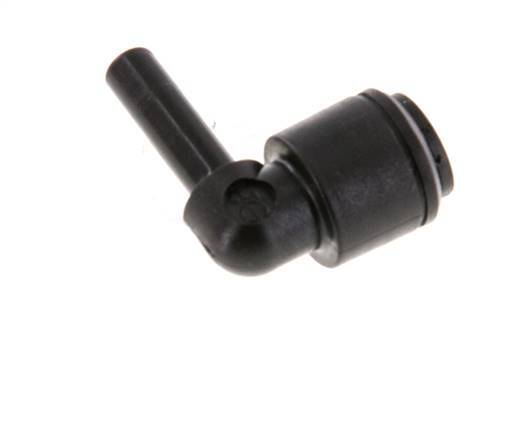 5mm x 5mm 90deg Elbow Push-in Fitting with Plug-in POM NBR [2 Pieces]