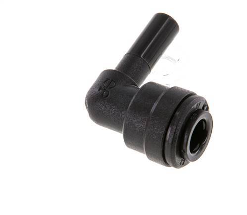 6mm x 6mm 90deg Elbow Push-in Fitting with Plug-in POM NBR [2 Pieces]