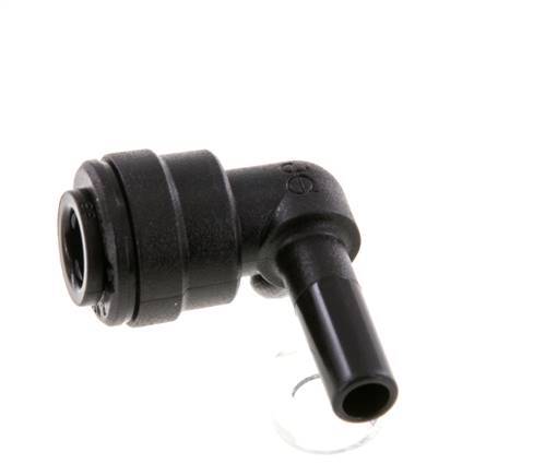 6mm x 6mm 90deg Elbow Push-in Fitting with Plug-in POM NBR [2 Pieces]