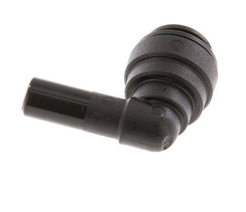 8mm x 8mm 90deg Elbow Push-in Fitting with Plug-in POM NBR [2 Pieces]