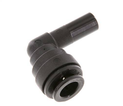 8mm x 8mm 90deg Elbow Push-in Fitting with Plug-in POM NBR [2 Pieces]