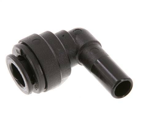 8mm x 8mm 90deg Elbow Push-in Fitting with Plug-in POM NBR [2 Pieces]