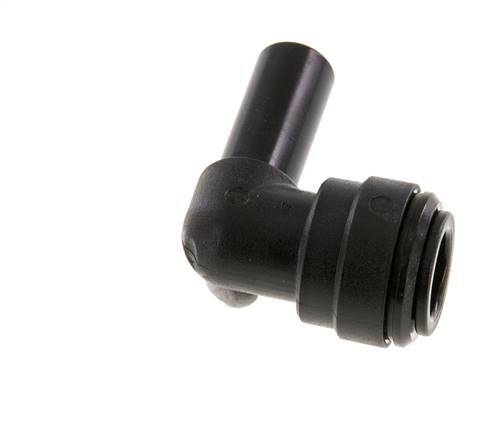 10mm x 10mm 90deg Elbow Push-in Fitting with Plug-in POM NBR [2 Pieces]