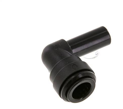 10mm x 10mm 90deg Elbow Push-in Fitting with Plug-in POM NBR [2 Pieces]