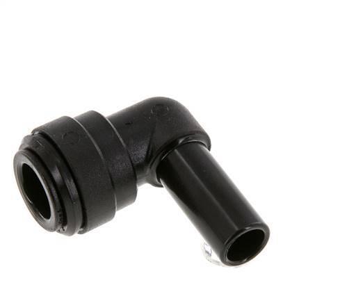 10mm x 10mm 90deg Elbow Push-in Fitting with Plug-in POM NBR [2 Pieces]